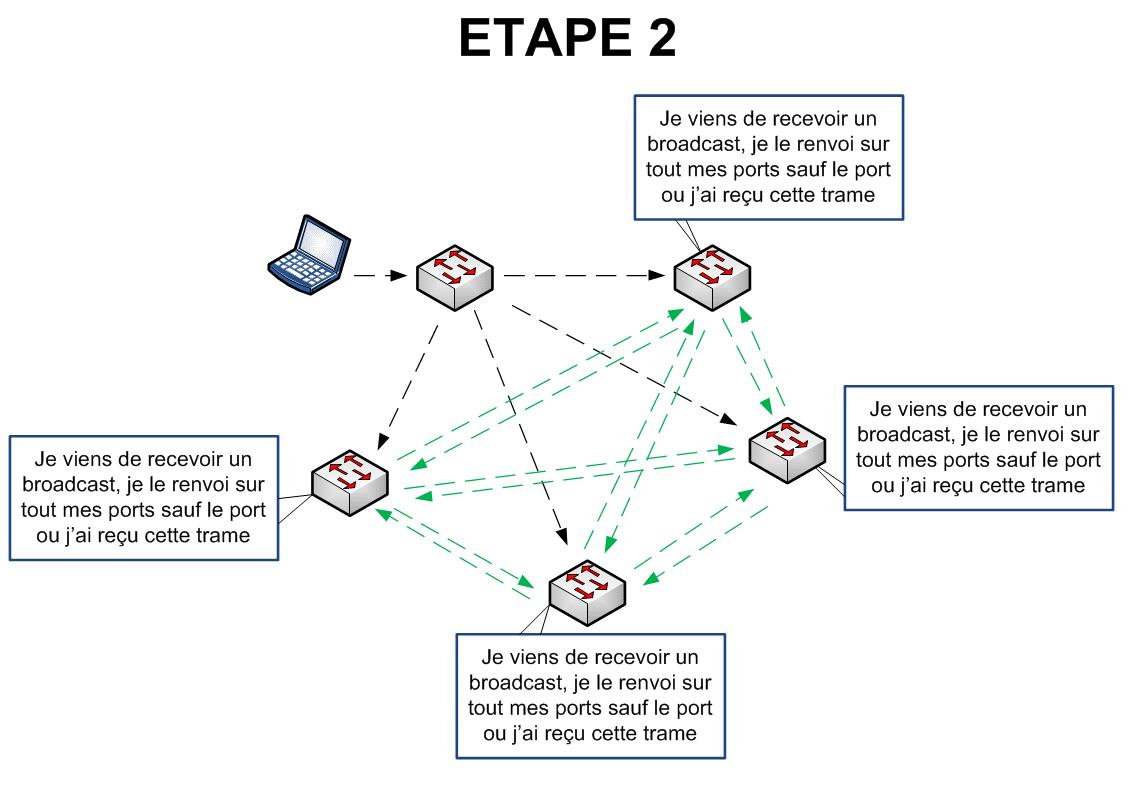 Spanning Tree - Etape 2